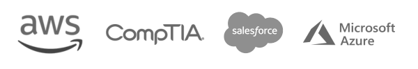 AWS CompTIA Salesforce Azure LP Logos (5)
